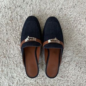 Hermes Oz mule size 38, limited edition (Denim+Leather)
